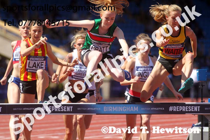 Womens 3000 metres steeplechase, World Championship Team Trials, Alexander Stadium, Birmingham